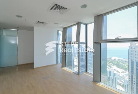 Partitioned Office with Sea View for Rent