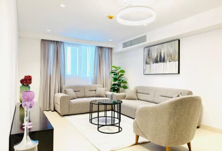 Flat FF 2BHK+1month free in Corniche Doha