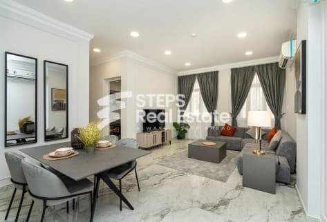 New Furnished Flat in Al Nasr including Kahramaa