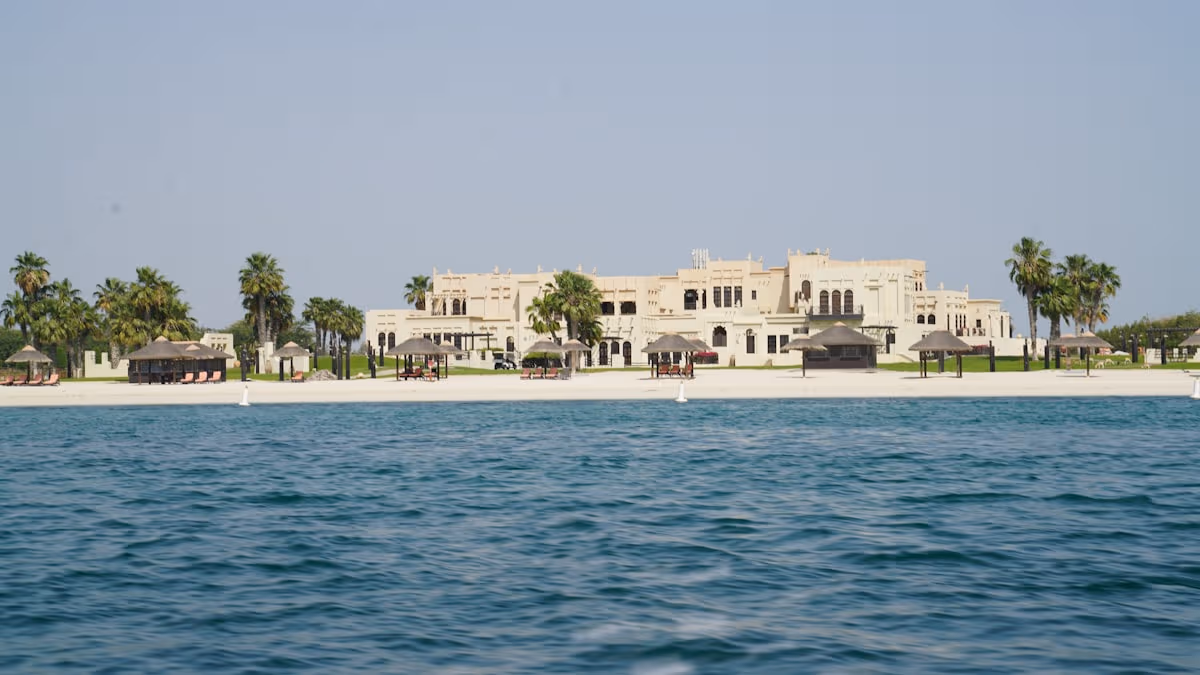 A beachfront residential compound on Qatar's coast