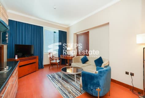 Furnished 1-Bedroom Flat for Rent in West Bay