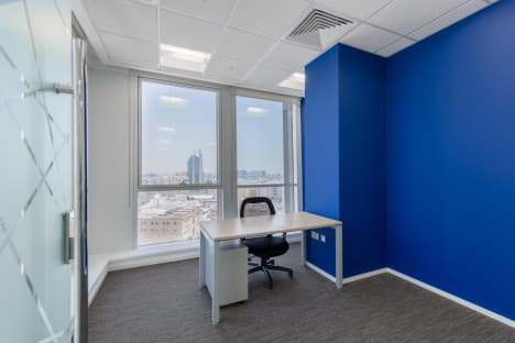 Fully furnished office space for rent in DOHA, Shoumouk Towers for 2 persons with everything taken care of